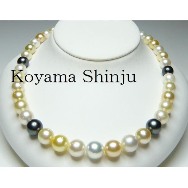 ネックレス レディース キラキラ サークル ホワイト 7.0-7.5mm