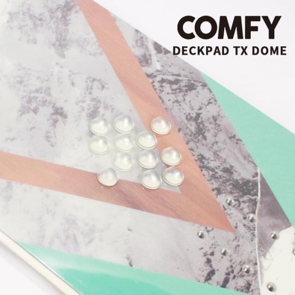 COMFY DECKPAD TX DOME コンフィ デッキパッド 透明 滑り止め デッキグリップ スノーボード 日本正規品