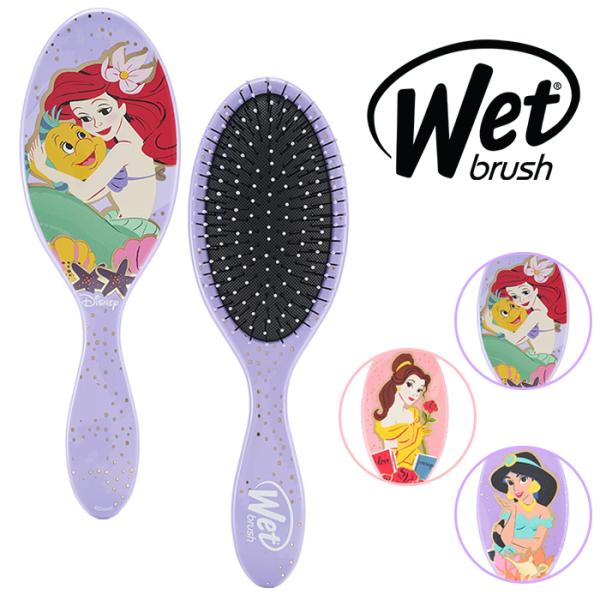 WETBRUSH DISNEY PRINCESSES CELEBRATION ウェットブラシ ヘアブラシ くし ディズニープリンセス セレブレーション アリエル ジャスミン ベル