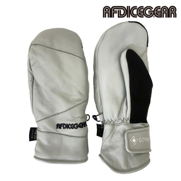【新品】AFDICEGEAR LEATHER MITT GLOVE手袋　グローブ AFDICEGEAR 2023-24 LEATHER MITT GLOVE Silver Gray