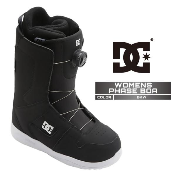 ブラック スノーボードブーツ DC（ディーシー） DC SHOES（ディーシーシューズ） 2024-25 DC WOMENS PHASE BOA BKW
