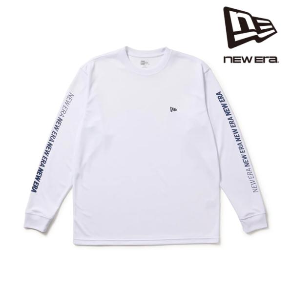 日本正規品 ニューエラ NEW ERA 長袖 テック Tシャツ Speed Logo ホワイト パフォーマンスアパレル 14674823