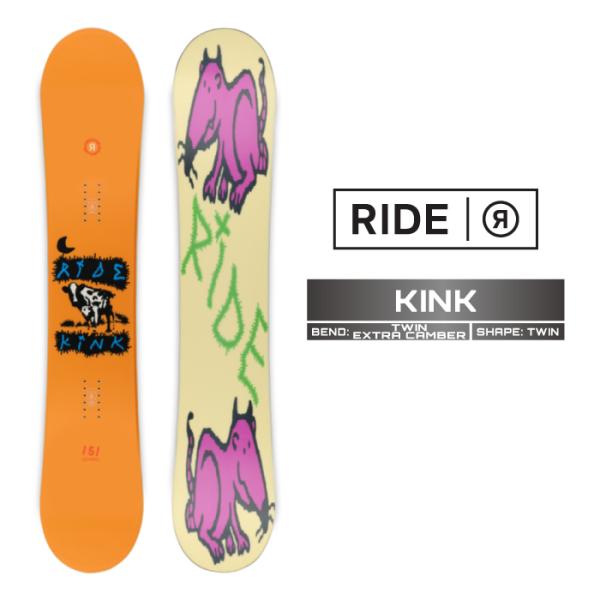 RIDE（ライド） 2024-25 RIDE KINK キンク スノーボード 板 メンズ 24