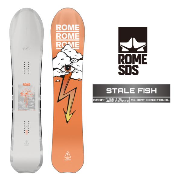 スノーボード rome stale fish 154 24-25 Rome Stale Fish Snowboard