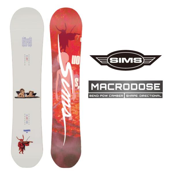 SIMS 2024-25 MACRODOSE シムス マクロドーズ スノーボード 板 メンズ 