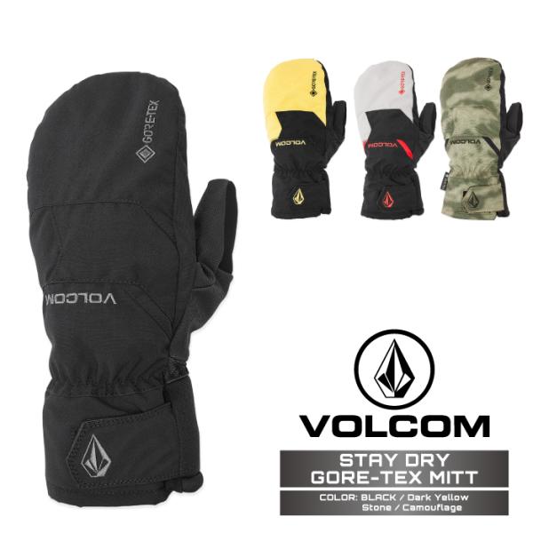 ［新品］VOLCOM　グローブ　STAY DRY GORE-TEX MITT Volcom Stay Dry GORE-TEX® Mitts Black 1 MD at Amazon Women's