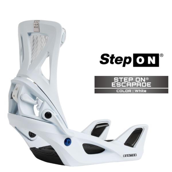 2025-26 BURTON WOMEN'S STEP ON ESCAPADE White バートン ステップオン エスカペイド スノーボード ビンディング バインディング 日本正規品 25-26