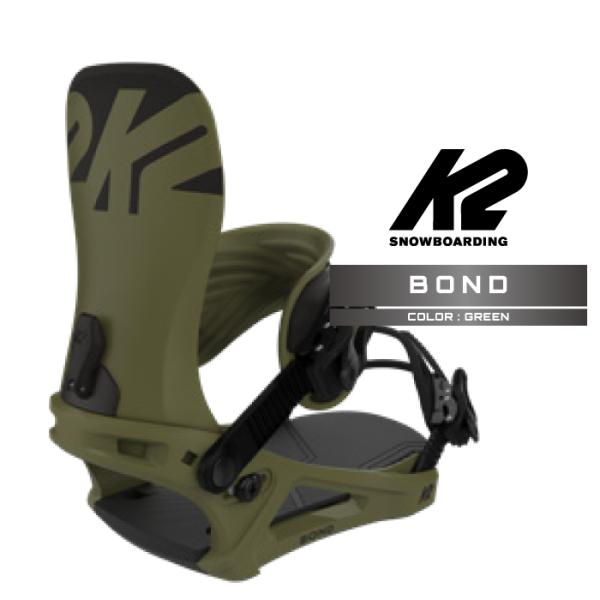 2025-26 K2 BOND Green ケーツー ボンド スノーボード ビンディング バインディング メンズ 日本正規品 25-26