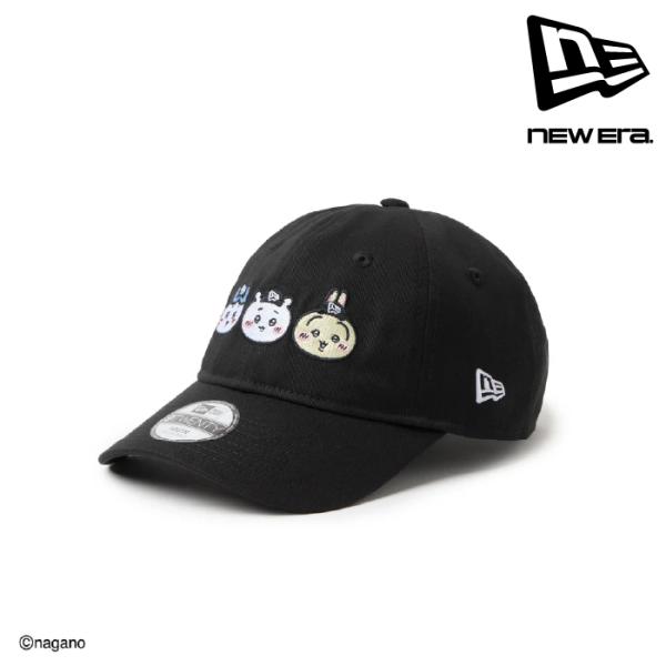 日本正規品 ニューエラ NEW ERA キッズ Youth 9TWENTY ちいかわ / ちいかわ・ハチワレ・うさぎ ブラック 14864478 キャップ 帽子