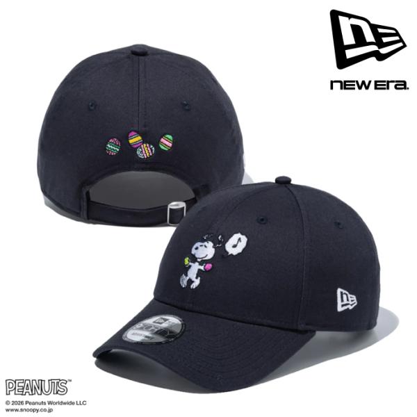 日本正規品  ニューエラ NEW ERA 9FORTY PEANUTS ピーナッツ EASTER スヌーピー フェイデッドブラック 15087730  キャップ 帽子