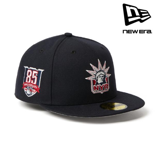 日本正規品 帽子 キャップ ニューエラ NEW ERA 59FIFTY NHL ニューヨーク・レンジャーズ ネイビー 15137366