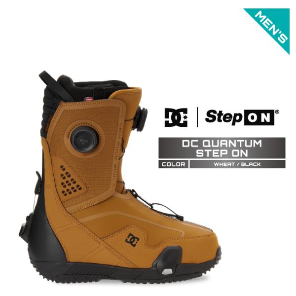 2026-27 DC QUANTUM STEP ON 272 Wheat Black ディーシー ディーシー クォンタム ステップオン スノーボード ブーツ メンズ 26-27 日本正規品
