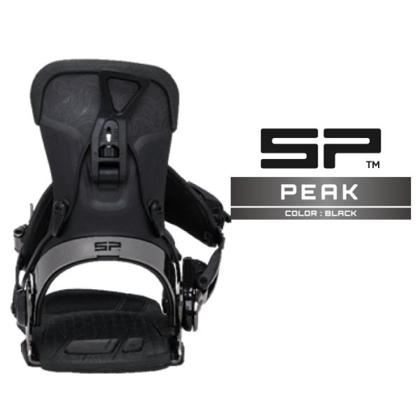 SP PEAKスノーボード ビンディング ブラック SP Binding 2026-27 SP PEAK Black エスピー ピーク スノーボード