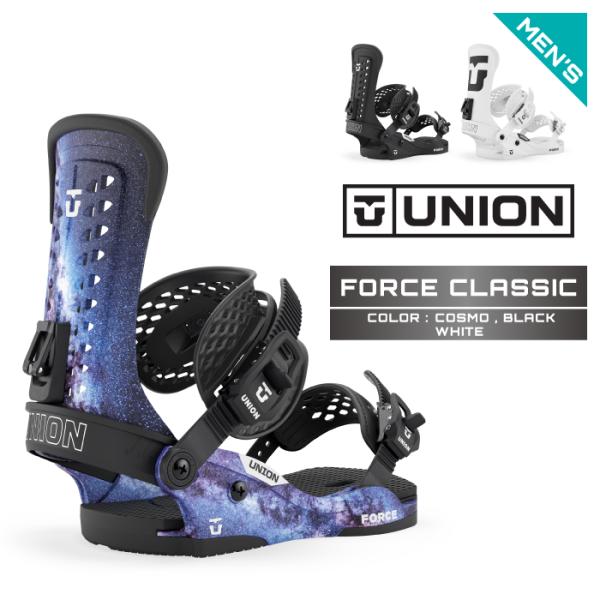 2026-27 UNION FORCE CLASSIC Black / White / Cosmo ユニオン フォース クラシック スノーボード ビンディング バインディング メンズ 26-27 日本正規品