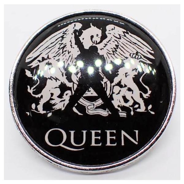 送料無料 クイーン クィーン シルエット 丸 ピンブローチ ピンズ PINS バッジ バッヂ アメリカン雑貨