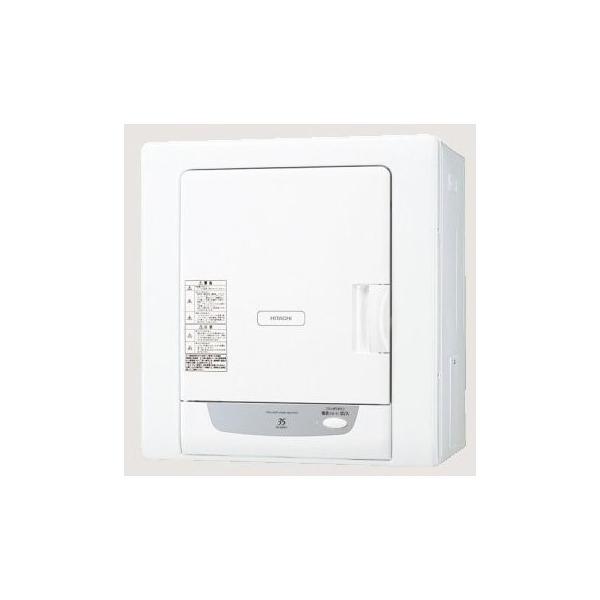 中古品)HITACHI これっきりボタン 衣類乾燥機 ピュアホワイト DE 中古品)HITACHI これっきりボタン 衣類乾燥機 ピュアホワイト DE