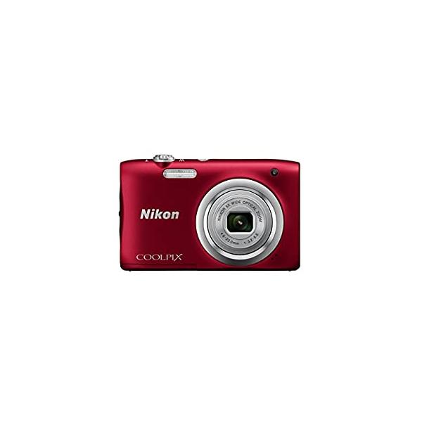 中古】Nikon デジタルカメラ COOLPIX A100 光学5倍 2005万画素 レッド