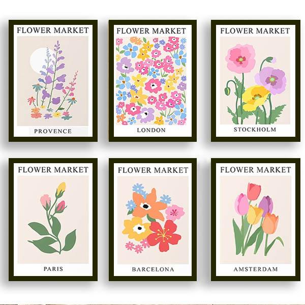 単品 33×43cm アートパネル 枠付き フレーム絵画 アネモネ