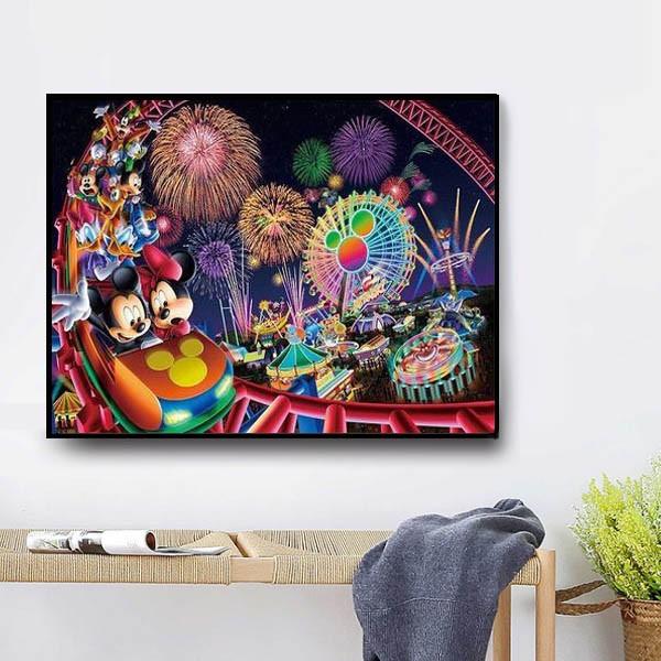 フル ダイヤモンド刺繍 キット ビーズ刺繍 ディズニー ジェットコースター ミッキー ミニー遊園地 花火 モザイクアート パズルアート リハビリ Ds 109 Peachyshop 通販 Yahoo ショッピング