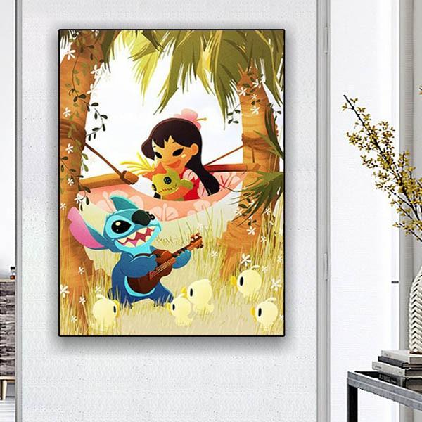 フル ダイヤモンド刺繍 キット ビーズ刺繍 ディズニー リロ スティッチ ハンモック ヤシの木 モザイクアート パズルアート リハビリ 趣味 絵画 Ds 114 Peachyshop 通販 Yahoo ショッピング