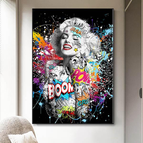 中級 フル ダイヤモンドアート キット ビーズ刺繍 マリリンモンロー