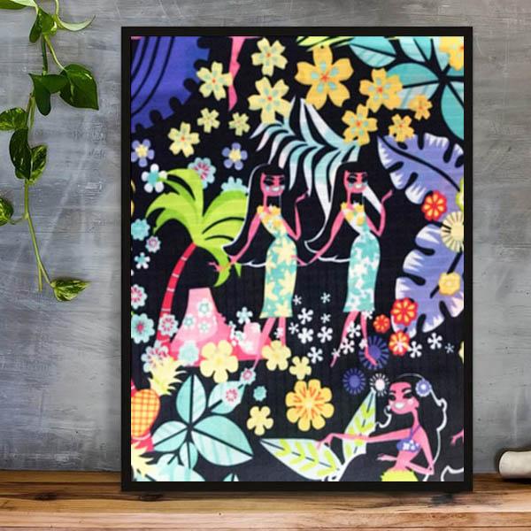 中級 フル ダイヤモンドアート キット ビーズ刺繍 ハワイアン