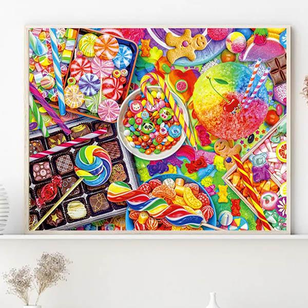 準上級 フル ダイヤモンドアート キット ビーズ刺繍 キャンディー 飴