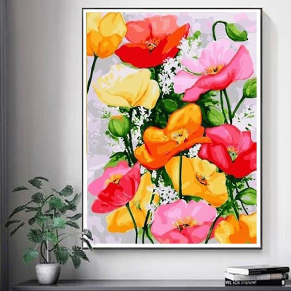 ダイヤモンドビーズ完成品【水彩画風現代アート】 ダイヤモンドビーズ完成品【水彩画風現代アート】 Amazon