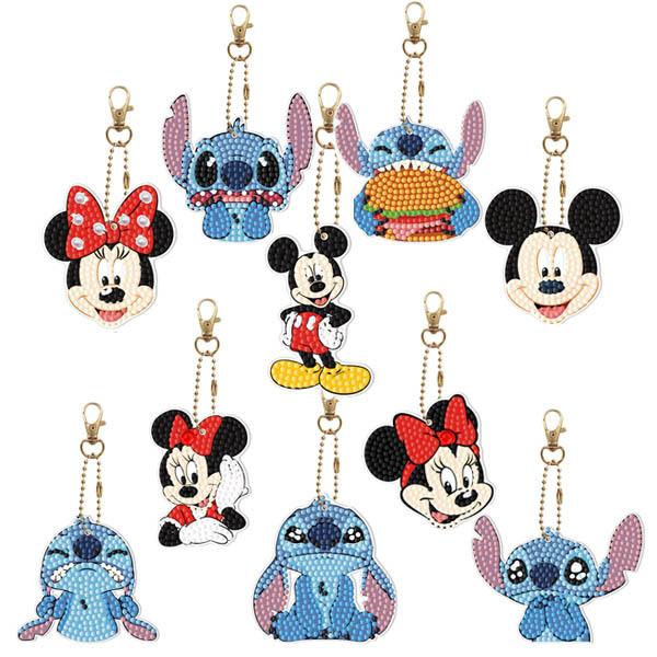 キーホルダー 制作キット ダイヤモンド刺繍 ディズニー ミッキー ミニー スティッチ ビーズ刺繍 モザイクアート リハビリ 趣味 絵画 カラービーズ Ds Qc070 Peachyshop 通販 Yahoo ショッピング