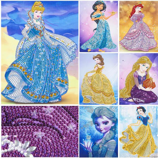 ラインストーンビーズ ハーフ ダイヤモンド刺繍 刺繍キット ディズニー プリンセス アリエル 白雪姫 モザイクアート パズルアート リハビリ 趣味 絵画 Dsd V00 Peachyshop 通販 Yahoo ショッピング