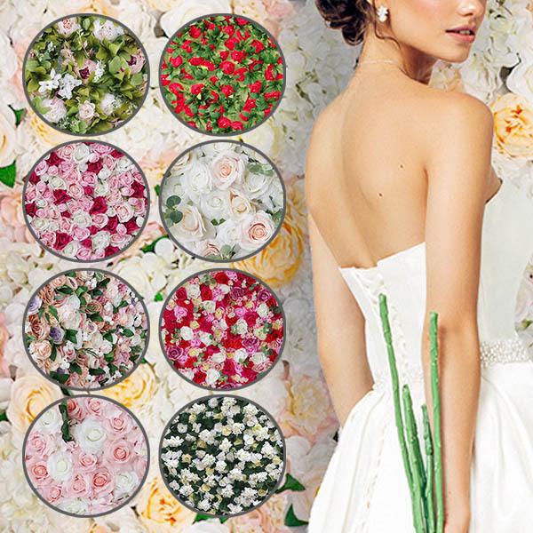 フラワーウォール 撮影用カーテン フラワーパネル 薔薇 ローズ