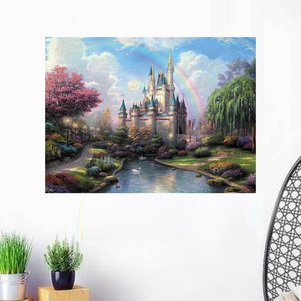 数字塗り絵 油絵風 シンデレラ城 おとぎ話 大人の塗り絵 フレーム絵画 インテリア 風景 Diy 趣味 ぬり絵 ホビー ナンバーピクチャー Buyee Buyee Japanese Proxy Service Buy From Japan Bot Online