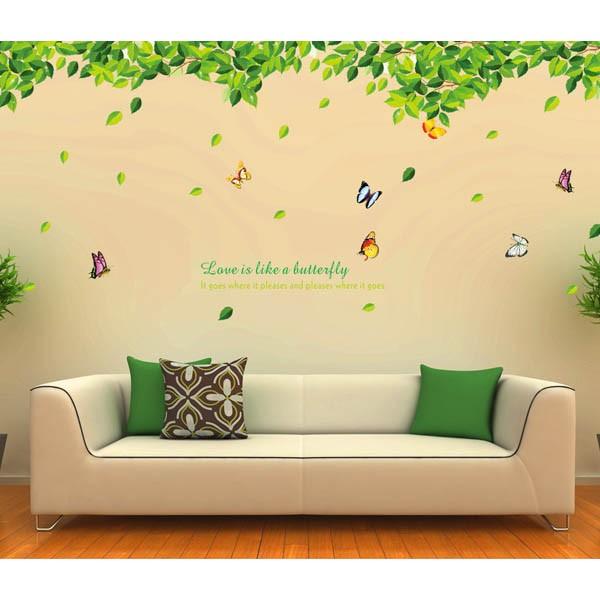 2枚1セット ウォールステッカー 大きな木 新緑 アジアンテイスト 壁デコ 北欧風 Diy 剥がせる Ws Ay7 Peachyshop 通販 Yahoo ショッピング