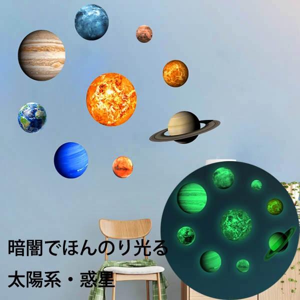 10枚セット 夜光 太陽系 惑星 蓄光 ステッカー 星 天文 子供部屋 インテリア 壁デコ 北欧風 Diy リビング Ws Foy100 Peachyshop 通販 Yahoo ショッピング
