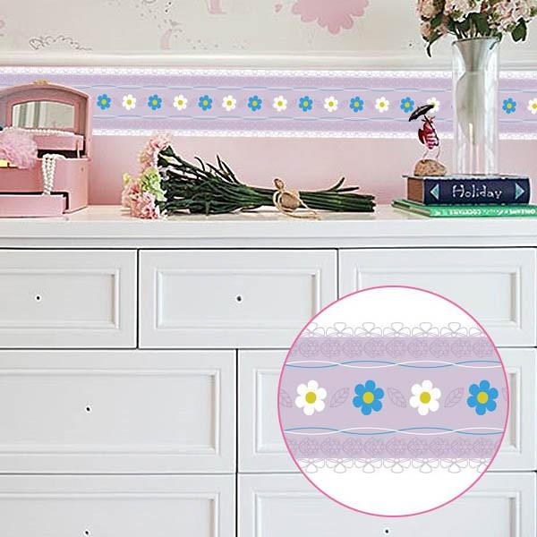 10m トリムボーダー マスキングテープ 清楚カラー 小花柄 ライン状 総柄 カッティングシート 壁デコ 北欧風 Diy Ws T017 Peachyshop 通販 Yahoo ショッピング