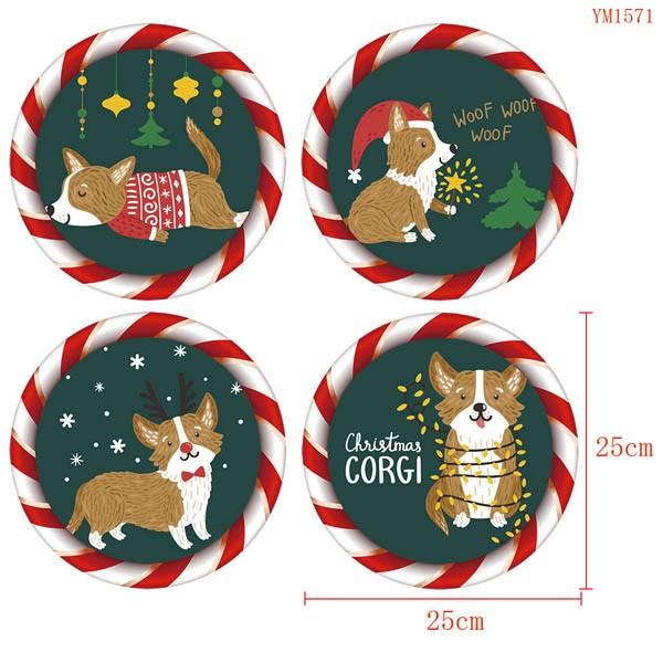 4枚セット ウォールステッカー 円形 クリスマス コーギー 犬 ツリー ふんわりイラスト アートステッカー インテリアシール 潜水艦 Diy 剥がせる Ws Ym1571 Peachyshop 通販 Yahoo ショッピング