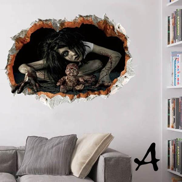 ウォールステッカー ホラー ハロウィン お化け アート インテリアシール 窓枠 壁デコレーション 北欧風 Diy リビング Ws Zy1498 Peachyshop 通販 Yahoo ショッピング