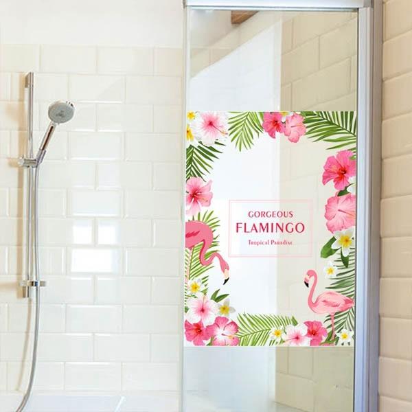 2枚セット ウォールステッカーフラミンゴ ハワイアン ハイビスカス トロピカル ガラス用 壁デコ 北欧風 Diy リビング Buyee Servis Zakupok Tretim Licom Buyee Pokupajte Iz Yaponii