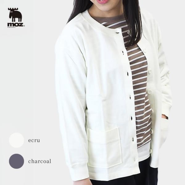 moz sweden クルーネック カーディガン ( 北欧 公式 レディース 長袖