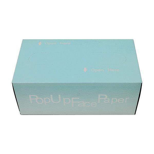 軽くて強いフェイスペーパー。取り出しがポップアップ式。