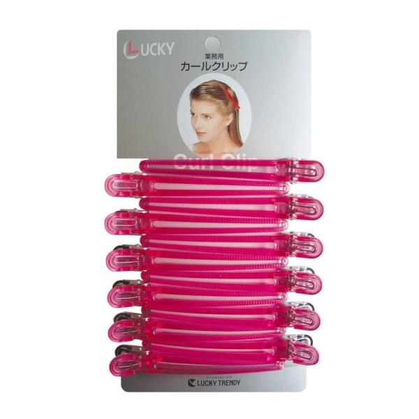他サイト： ラッキー カールクリップ C1153 チェリー 12本の商品画像