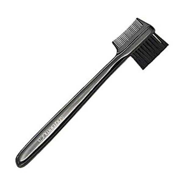 shu uemuraアイブロー ブラシ 毛流れを整えるコームと、ライン調整用のブラシで、美しい眉に。