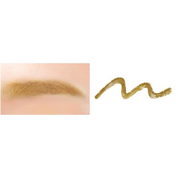 ふんわり立体眉が描けるアイブロウペンシル。 オリーブブラウン：抜け感のあるライトブラウン。明るめ〜黄み寄りの髪色の方におすすめです。 【細〜太ラインも描きやすい！楕円型のパウダリー芯】なめらかな描き心地で眉尻まで描きやすいです。2×3mmの...