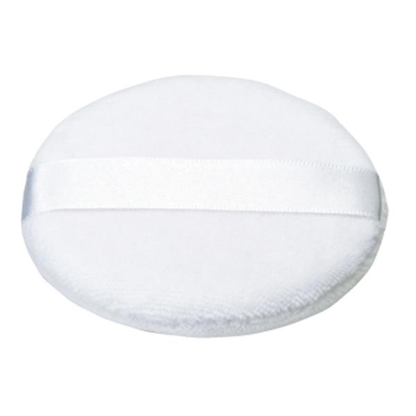 ナチュラルな100%コットン素材。パイル丈が短く、つまむ・折るなどの使用で花翼や目頭などの細かな部分にフィットとする、プロに評価の高いパフです。