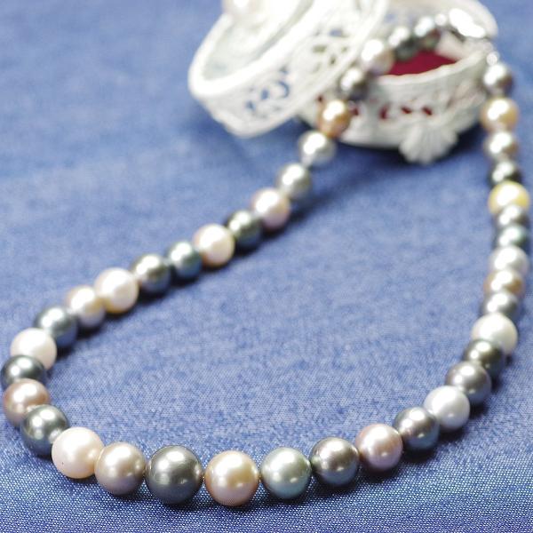美品 南洋パール 黒蝶真珠 ネックレス 冠婚葬祭 8.0〜10.8㎜ M451 美品 南洋パール 黒蝶真珠 ネックレス 冠婚葬祭 8.0〜10.8