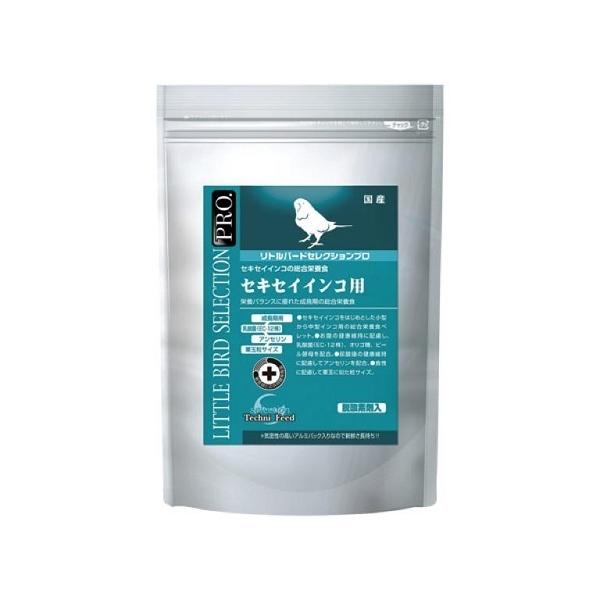 ◆セキセイインコの総合栄養食栄養バランスに優れた成鳥期の総合栄養食。セキセイインコをはじめとした小型から中型インコ用の総合栄養食ペレット。お腹の健康維持に配慮し、乳酸菌（EC-12株）、オリゴ糖、ビール酵母を配合。尿酸値の健康維持に配慮して...