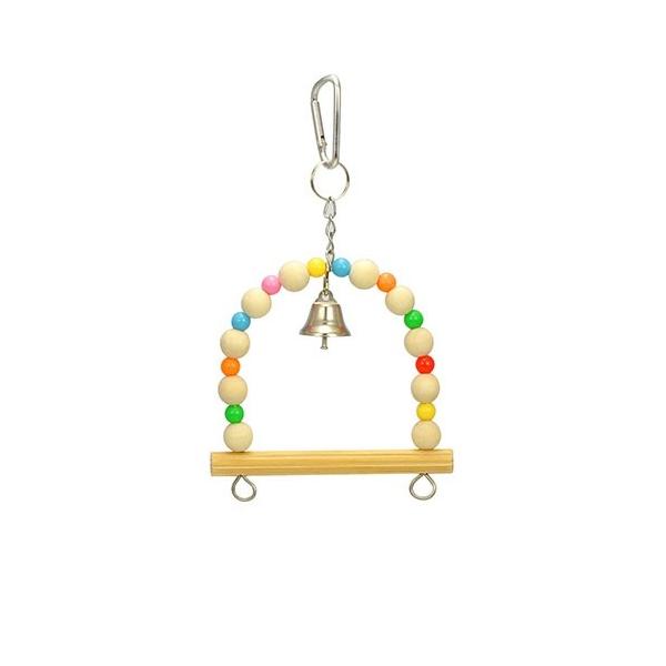 三晃商会 SANKO スウィング（S）ブランコ インコ オウム おもちゃ 木