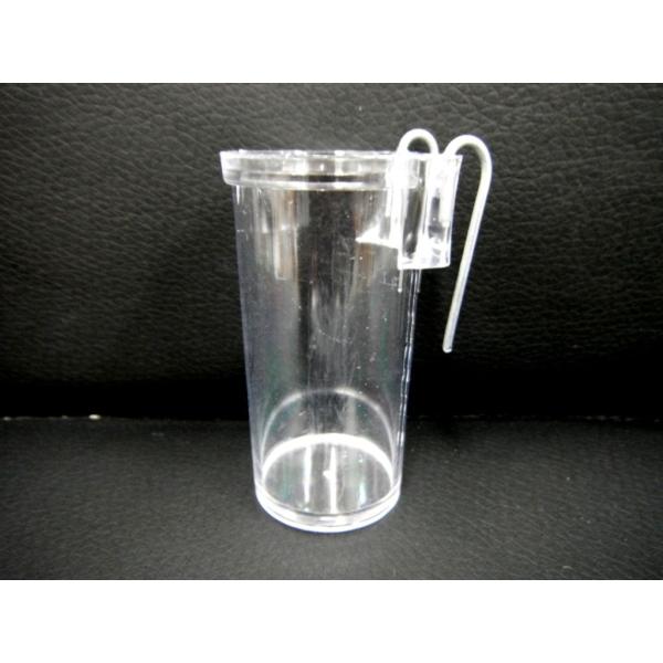 サイズ(約)：H5.7cm×φ3.3cm小鳥に小松菜など葉物野菜を与える際にご利用頂けます。抗菌仕様タイプ