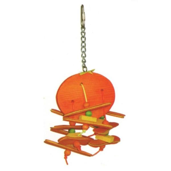 オレンジ風デザインですがカラーがレッドの商品もございます。サイズ(約)：長さ24cm　※輸入品につき商品差がある場合がございます。主要パーツ：木材※輸入品につき商品により異なる場合があります。【ご留意点】・メーカーのデザイン変更により画像と...