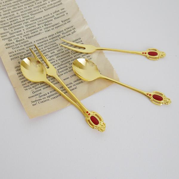 ゴージャス金メッキ コーヒースプーン×１２本 ゴージャス金メッキ コーヒースプーン×12本